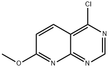 4-氯-7-甲氧基吡啶并[2,3-D]嘧啶 结构式