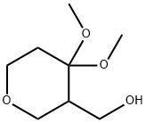 (4,4-dimethoxyoxan-3-yl)methanol Structure