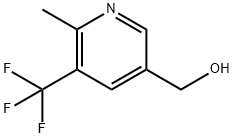 5-Hydroxymethyl-2-methyl-3-(trifluoromethyl)pyridine Struktur