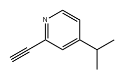 Pyridine, 2-ethynyl-4-(1-methylethyl)- Struktur