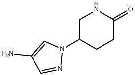 5-(4-AMINO-1H-PYRAZOL-1-YL)PIPERIDIN-2-ONE,1824344-63-9,结构式