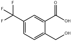 Benzoic acid, 2-(hydroxymethyl)-5-(trifluoromethyl)- Struktur