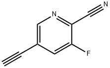 5-乙炔基-3-氟-2-吡啶腈,1824392-78-0,结构式