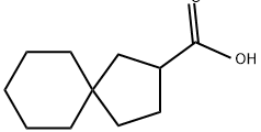 Spiro[4.5]decane-2-carboxylic acid 化学構造式
