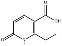 3-Pyridinecarboxylic acid, 2-ethyl-1,6-dihydro-6-oxo- Structure