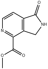 methyl
1-oxo-1H,2H,3H-pyrrolo[3,4-c]pyridine-4-carboxyl
ate Structure