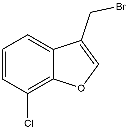 3-(Bromomethyl)-7-chlorobenzofuran Structure