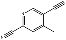 5-Ethynyl-4-methyl-2-pyridinecarbonitrile Structure