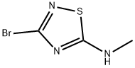 3-bromo-N-methyl-1,2,4-thiadiazol-5-amine Struktur
