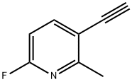3-乙炔基-6-氟-2-甲基吡啶, 1824472-05-0, 结构式