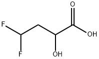 4,4-二氟-2-羟基丁酸,1824535-27-4,结构式