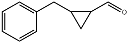 Cyclopropanecarboxaldehyde, 2-(phenylmethyl)- Struktur