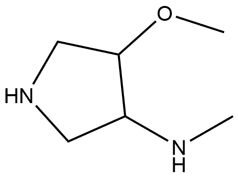 4-Methoxy-N-methyl-3-pyrrolidinamine Structure