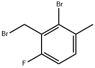 Benzene, 2-bromo-3-(bromomethyl)-4-fluoro-1-methyl- 化学構造式