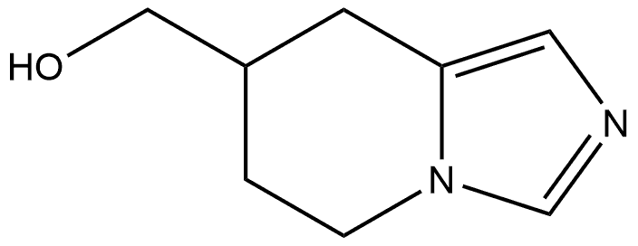 5,6,7,8-Tetrahydroimidazo[1,5-a]pyridine-7-methanol,1824635-21-3,结构式