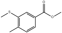 methyl 4-methyl-3-(methylthio)benzoate Structure