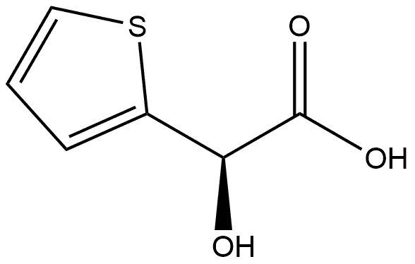 2-Thiopheneacetic acid, α-hydroxy-, (R)- (9CI) Structure
