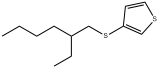 Thiophene, 3-[(2-ethylhexyl)thio]- Structure