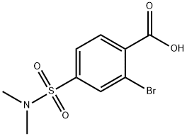 2-bromo-4-(dimethylsulfamoyl)benzoic acid Structure
