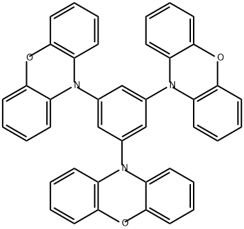 1,3,5-tri(10H-phenoxazin-10-yl)benzene Structure
