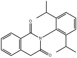 2-(2,6-Diisopropylphenyl)isoquinoline-1,3(2H,4H)-dione Structure