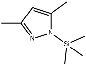 1H-Pyrazole, 3,5-dimethyl-1-(trimethylsilyl)- 结构式