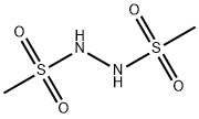 Methanesulfonic acid, 2-(methylsulfonyl)hydrazide 化学構造式