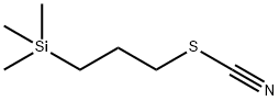 Thiocyanic acid, 3-(trimethylsilyl)propyl ester Struktur