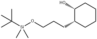 Cis-2-(3-((tert-butyldimethylsilyl)oxy)propyl)cyclohexanol Struktur