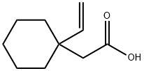 2-(1-ethenylcyclohex-1-yl)acetic acid Structure