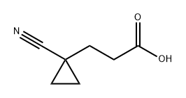 Cyclopropanepropanoic acid, 1-cyano-|3-(1-氰基环丙基)丙酸