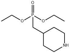 Phosphonic acid, (4-piperidinylmethyl)-, diethyl ester (9CI) Structure