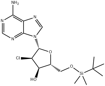 Adenosine, 2'-chloro-2'-deoxy-5'-O-[(1,1-dimethylethyl)dimethylsilyl]- (9CI)