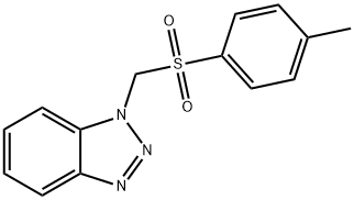 1-[(4-Methylbenzenesulfonyl)methyl]-1H-1,2,3-benzotriazole Structure