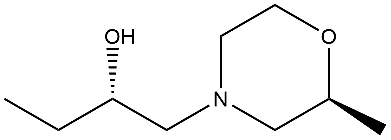 4-Morpholineethanol,α-ethyl-2-methyl-,(αS,2S)- 结构式