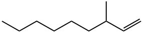 1-Nonene, 3-methyl- Structure