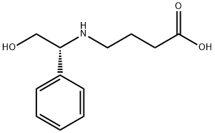 Butanoic acid, 4-[[(1R)-2-hydroxy-1-phenylethyl]amino]- Structure