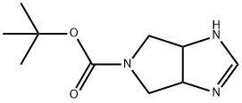 Pyrrolo[3,4-d]imidazole-5(1H)-carboxylic acid, 3a,4,6,6a-tetrahydro-, 1,1-dimethylethyl ester|3A,4,6,6A-四氢吡咯并[3,4-D]咪唑-5(1H)-羧酸叔丁酯