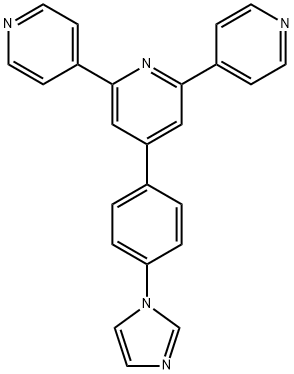 4-[4-(1H-imidazol-1-yl)phenyl]-2,6-di(pyridin-4-yl)pyridine Structure