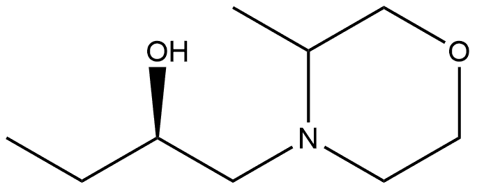 4-Morpholineethanol,α-ethyl-3-methyl-,(αR)- Struktur