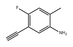 5-乙炔基-4-氟-2-甲基苯胺,1849222-66-7,结构式