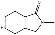 1H-Pyrrolo[3,4-c]pyridin-1-one, octahydro-2-methyl- Struktur