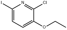 2-Chloro-3-ethoxy-6-iodopyridine Struktur