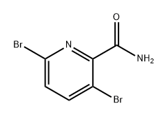 2-Pyridinecarboxamide, 3,6-dibromo- Structure