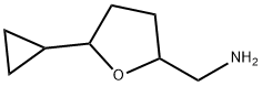 (5-cyclopropyloxolan-2-yl)methanamine 化学構造式