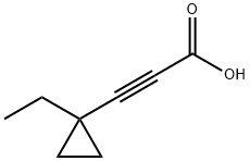 3-(1-ethylcyclopropyl)prop-2-ynoic acid Structure