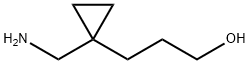 3-[1-(aminomethyl)cyclopropyl]propan-1-ol Struktur