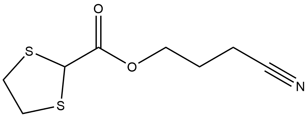 3-Cyanopropyl 1,3-dithiolane-2-carboxylate Struktur