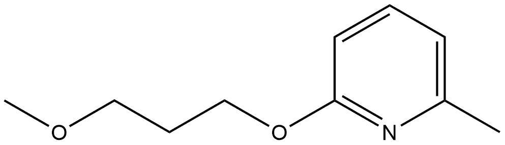 2-(3-Methoxypropoxy)-6-methylpyridine Structure