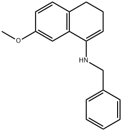 1-Naphthalenamine, 3,4-dihydro-7-methoxy-N-(phenylmethyl)-|